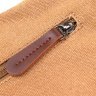 Текстильная мужская сумка-слинг через плечо песочного цвета Vintage (20385) - 6