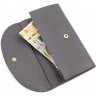 Темно-серый женский вместительный кошелек из натуральной кожи Tony Bellucci (12475) - 5