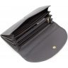 Темно-серый женский вместительный кошелек из натуральной кожи Tony Bellucci (12475) - 2