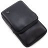 Маленькая мужская кожаная сумка для телефона с ремешком на плечо Visconti 69285 - 3