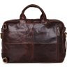 Городская сумка - рюкзак из натуральной кожи коричневого цвета VINTAGE STYLE (14590) - 2