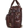 Городская сумка - рюкзак из натуральной кожи коричневого цвета VINTAGE STYLE (14590) - 4