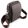 Кожаная мужская вместительная сумка красивого коричневого цвета H.T Leather (10134) - 5