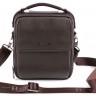 Кожаная мужская вместительная сумка красивого коричневого цвета H.T Leather (10134) - 3