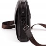Кожаная мужская вместительная сумка красивого коричневого цвета H.T Leather (10134) - 6