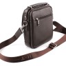 Кожаная мужская вместительная сумка красивого коричневого цвета H.T Leather (10134) - 12