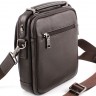 Кожаная мужская вместительная сумка красивого коричневого цвета H.T Leather (10134) - 2