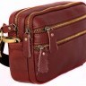 Коричневая мужская кожаная сумка для личных вещей Leather Bag Collection (0-0045) - 1