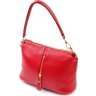 Женская красная сумка из натуральной кожи с одной лямкой Vintage (2422136) - 1