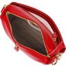 Женская красная сумка из натуральной кожи с одной лямкой Vintage (2422136) - 3