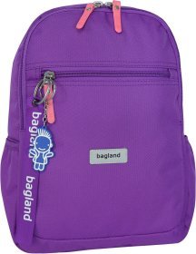Недорогой женский рюкзак из фиолетового текстиля Bagland (55686)