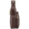 Качественная мужская сумка-планшет из натуральной кожи коричневого цвета Visconti Riley 69186 - 13