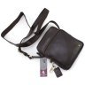 Качественная мужская сумка-планшет из натуральной кожи коричневого цвета Visconti Riley 69186 - 5