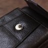Маленькая мужская сумка на пояс из натуральной кожи темно-коричневого цвета Vintage (20481) - 10