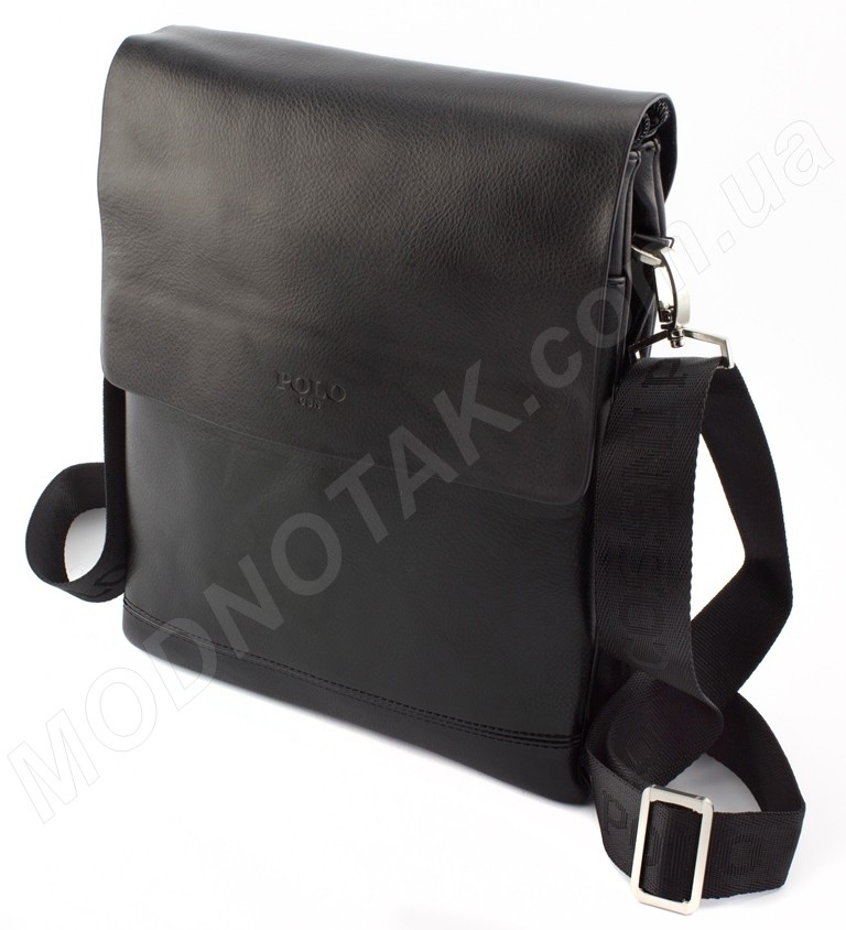Мужская недорогая наплечная сумка с ручкой в комплекте POLO (10313)