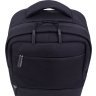 Удобный текстильный рюкзак под ноутбук черного цвета Bagland (53587) - 4