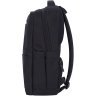 Удобный текстильный рюкзак под ноутбук черного цвета Bagland (53587) - 8