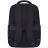 Удобный текстильный рюкзак под ноутбук черного цвета Bagland (53587) - 9
