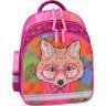 Малиновый школьный рюкзак из текстиля для девочек Bagland (53687) - 1