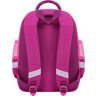 Малиновый школьный рюкзак из текстиля для девочек Bagland (53687) - 3