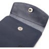 Удобное мужское портмоне из натуральной кожи синего цвета Shvigel (2416622) - 5