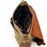 Мужская сумка-портфель водостойкой ткани с кожаным клапаном TARWA (19676) - 2