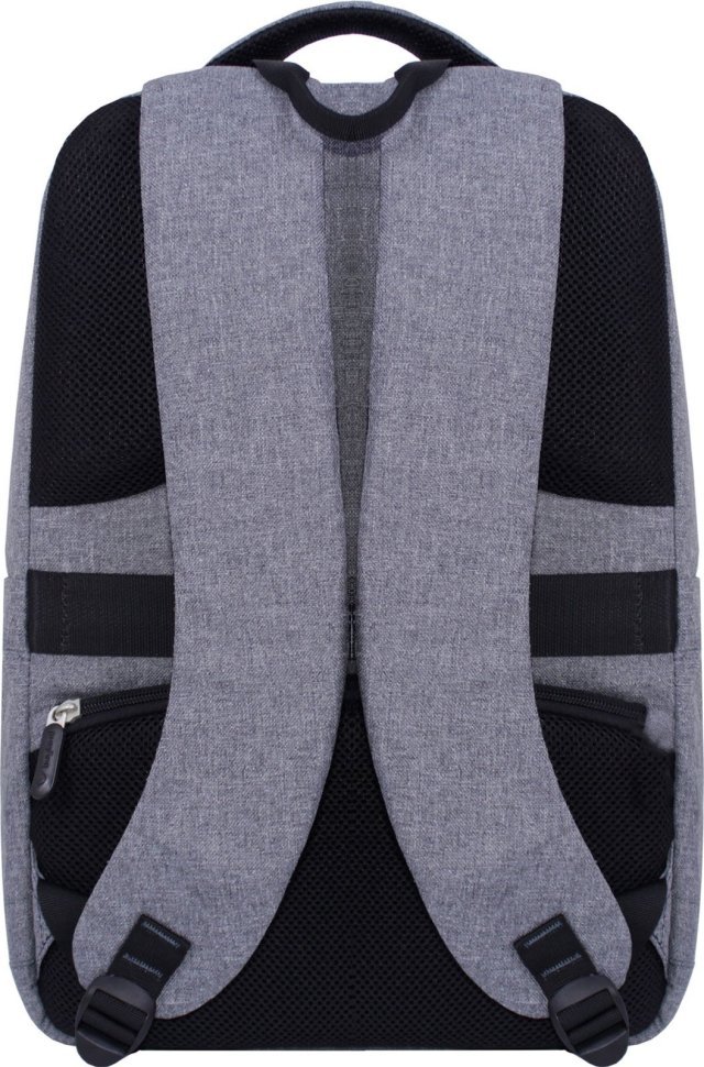 Серый мужской тканевый рюкзак с отделением под ноутбук Bagland (53588)