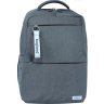 Серый мужской тканевый рюкзак с отделением под ноутбук Bagland (53588) - 6