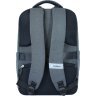 Серый мужской тканевый рюкзак с отделением под ноутбук Bagland (53588) - 8