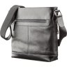 Многофункциональная мужская сумка-планшет из натуральной кожи черного цвета SHVIGEL (11181) - 1