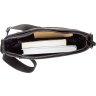 Многофункциональная мужская сумка-планшет из натуральной кожи черного цвета SHVIGEL (11181) - 4