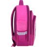 Школьный рюкзак для девочек в малиновом цвете с принтом Bagland (55388) - 3
