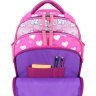 Школьный рюкзак для девочек в малиновом цвете с принтом Bagland (55388) - 5