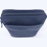 Кожаная мужская сумка на плечо синего цвета VATTO (12129) - 7