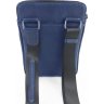 Кожаная мужская сумка на плечо синего цвета VATTO (12129) - 8