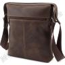 Кожаная мужская сумка в стиле винтаж на плечо VATTO (11630)  - 3