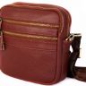 Компактная мужская сумочка из натуральной кожи Bag Collection (0-0047) - 1