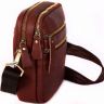 Компактная мужская сумочка из натуральной кожи Bag Collection (0-0047) - 4