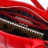 Просторная женская кожаная сумка красного цвета с ручками KARYA (2420875) - 6