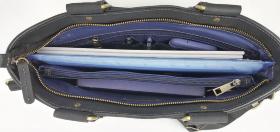 Містка чоловіча ділова сумка зі шкіри Крейзі з ручками VATTO (11930) - 2