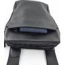 Мужская наплечная сумка черного цвета VATTO (12130) - 8
