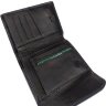 ﻿Мужское черное портмоне среднего размера из натуральной зернистой кожи на магните MD Leather (21547) - 6
