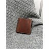 Мужской кожаный коричневый кошелек винтажного стиля Grande Pelle (13061) - 8