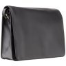 Повседневная мужская сумка-мессенджер из высококачественной кожи черного цвета Visconti Tess 68889 - 10