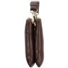 Горизонтальная кожаная сумка на плечо коричневого цвета Visconti Eden 69189 - 3