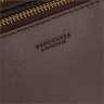 Горизонтальная кожаная сумка на плечо коричневого цвета Visconti Eden 69189 - 7