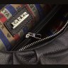 Женская кожаная сумка-хобо из натуральной кожи черного цвета KARYA (21023) - 6