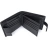 Практичное мужское портмоне из натуральной кожи с блоком под карточки H-Leather Accessories (21546) - 3