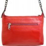 Красивая женская сумка красного цвета из кожи Desisan (575-4) - 2