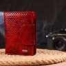 Красный лакированный женский кошелек из натуральной кожи с тиснением под змею CANPELLINI (2421682) - 7